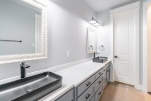 Custom jack and jill bathroom
