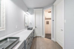Custom home bathroom