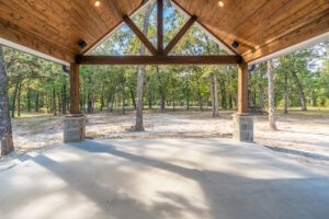 Custom home exterior design covered patio