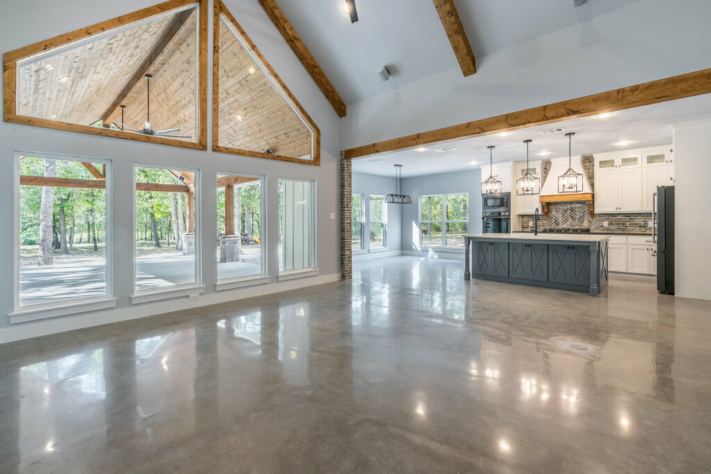 custom home great room
