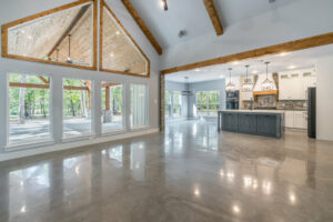 custom home great room