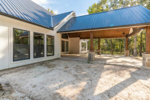 Custom home exterior design
