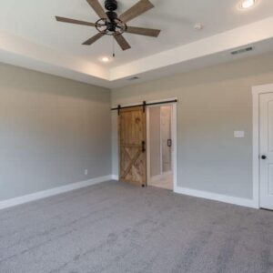 Custom Homes Interior Design - Sliding Barn Door