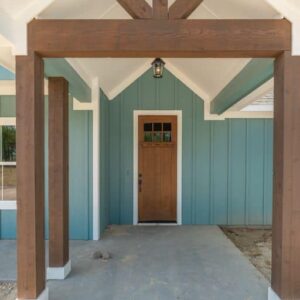 Custom home exteriors - doors and patio covers