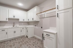 custom home laundry & utility room