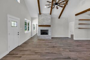 Custom Home living area