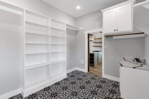 custom home storage space