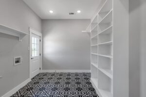 custom home storage space