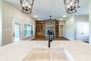 Custom Luxury Kitchen and Living Space