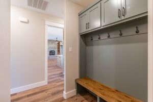Custom Home Entryway Mudroom Dropzone