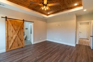 Custom Home master bedroom