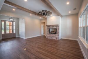 Custom Home living area