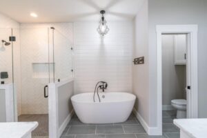 Custom Home master bath