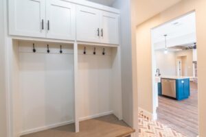 Custom Home mudroom