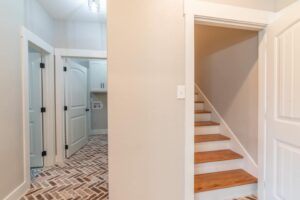 Custom Home entry and stairs