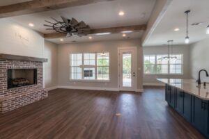 Custom Home living area