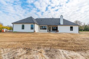 Custom Home rear