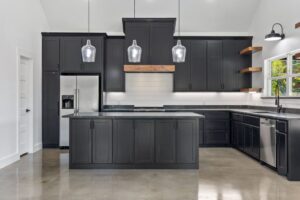 Custom Black Cabinets