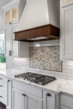 Kitchen stove - FM 275 new house built by LaRue Custom Homes