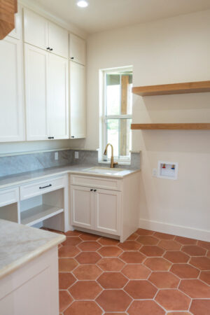 Kitchen sink with window
