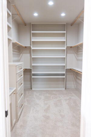 Walk-in closet renovation