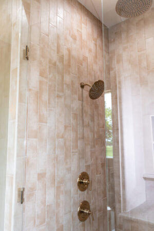 Custom standing shower